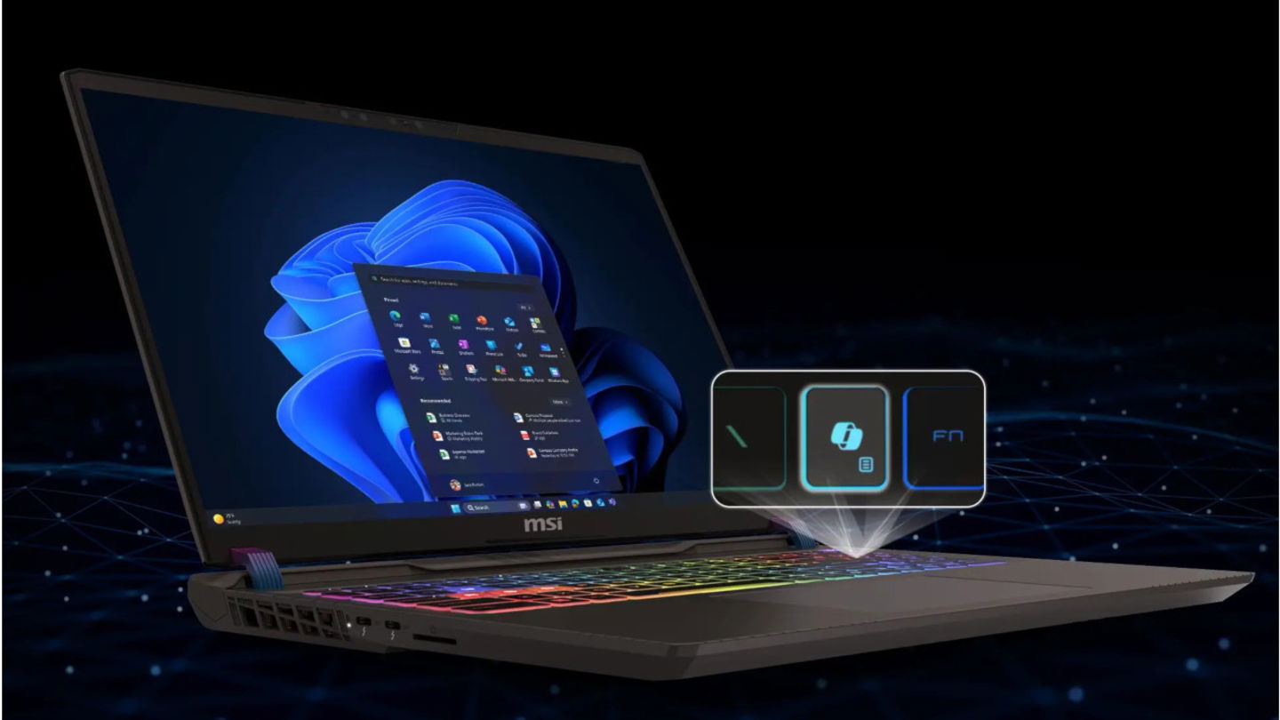 Si buscas el portátil más salvaje para gaming, IA y edición, este MSI con RTX 5070 Ti y Ultra 7 lo revienta todo