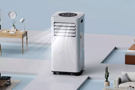Cómbate la ola de calor con este aire acondicionado portátil con ofertón, 9000 BTU y 4 modos de trabajo Cómbate la ola de calor con este aire acondicionado portátil con ofertón, 9000 BTU y 4 modos de trabajo