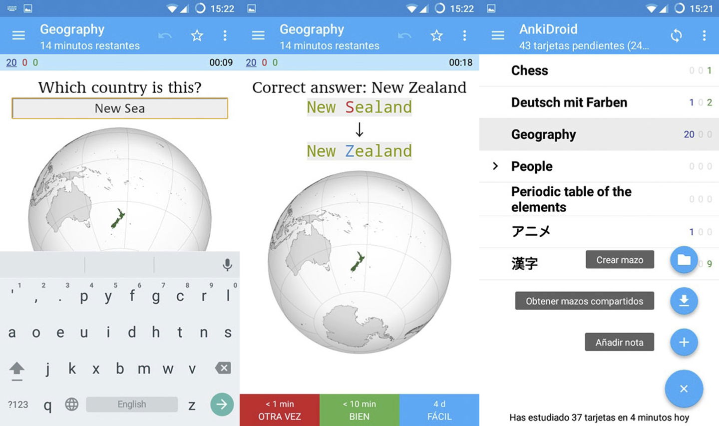 Anki app para estudiar