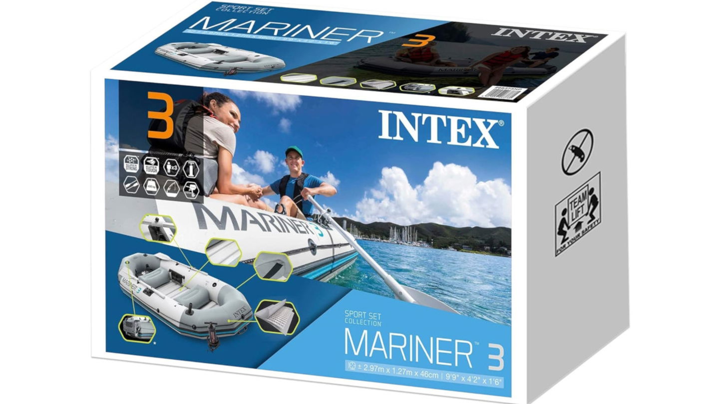 La Mariner 3 de INTEX cae de precio en el mejor momento: una embarcación hinchable profesional que no puedes dejar escapar