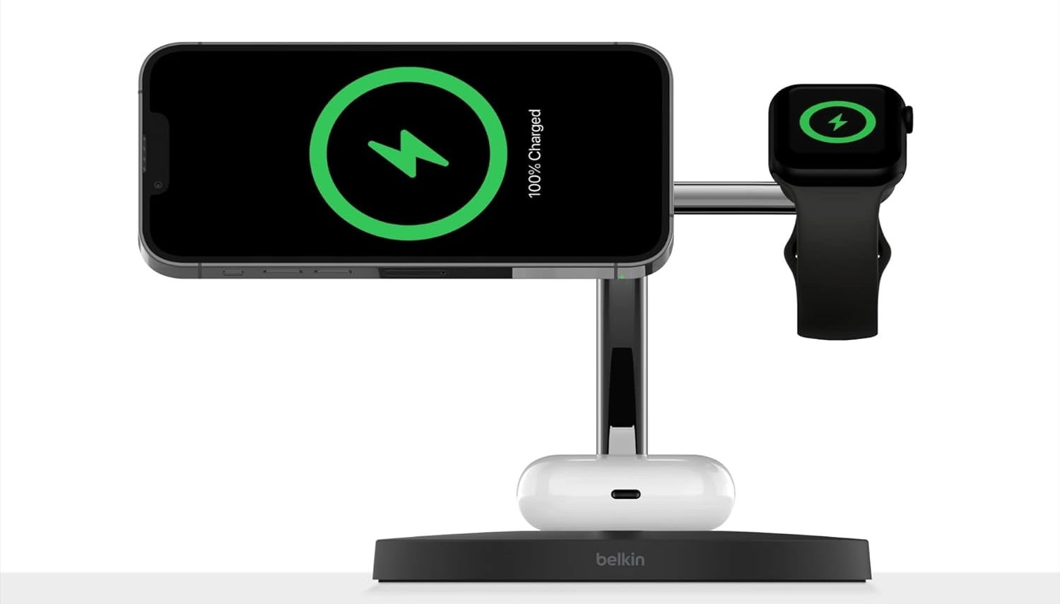 Belkin cargador 3 en 1 horizontal