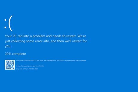 La mítica "pantalla azul de la muerte" de Windows está a punto de desaparecer