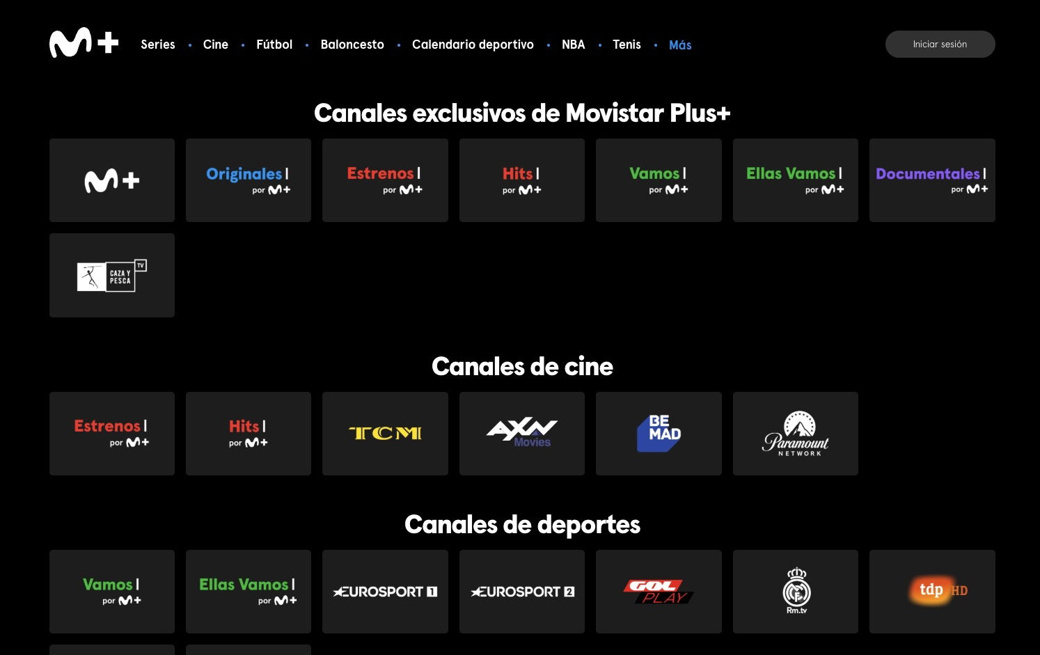 Cuántos canales de TV tiene Movistar Plus+ y qué ofrecen exactamente