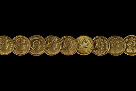 Descubren unas monedas de oro romanas muy poco comunes