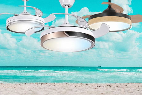 Todo el mundo está comprando este ventilador de techo con luces LED: sale por menos de 50 euros y cuenta con una valoración sobresaliente Todo el mundo está comprando este ventilador de techo con luces LED: sale por menos de 50 euros y cuenta con una valoración sobresaliente