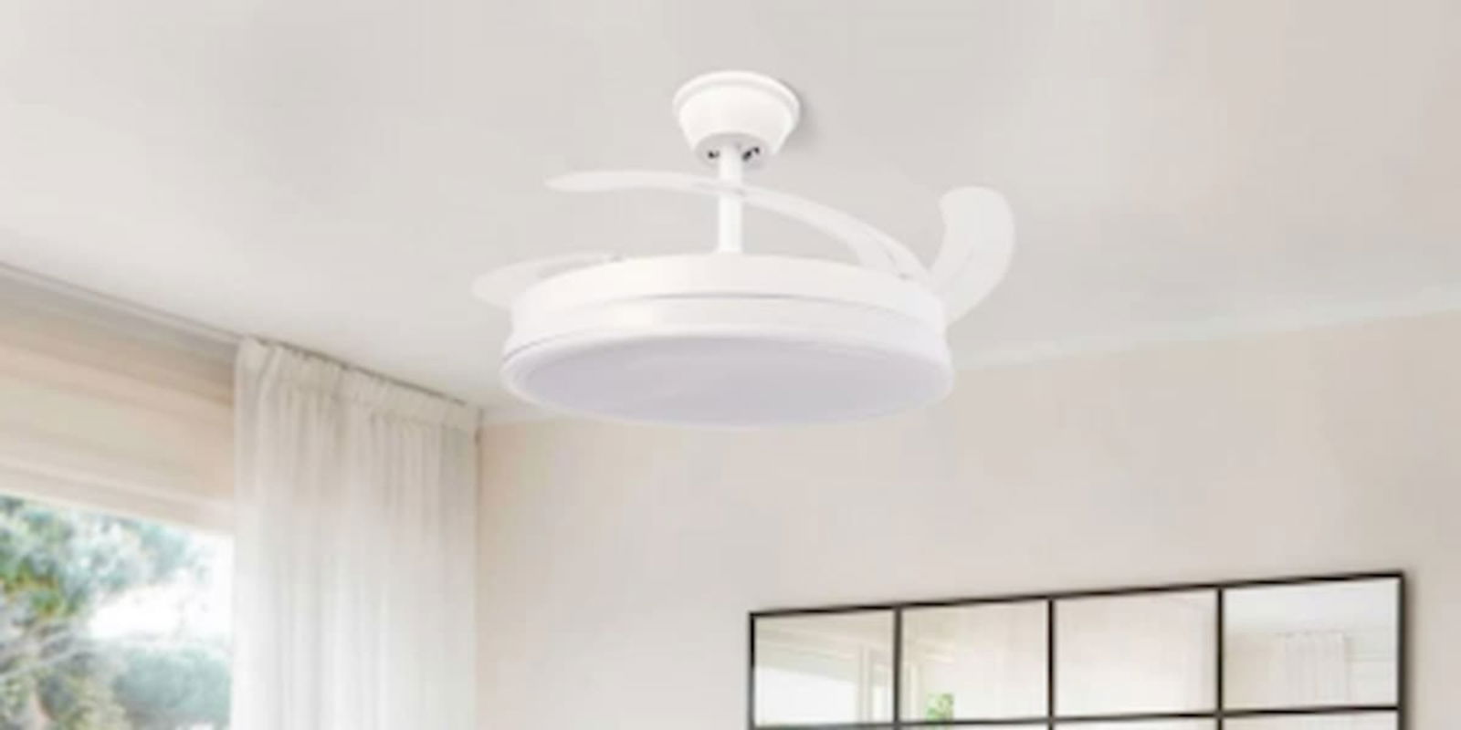 Este ventilador de techo es ideal para el verano