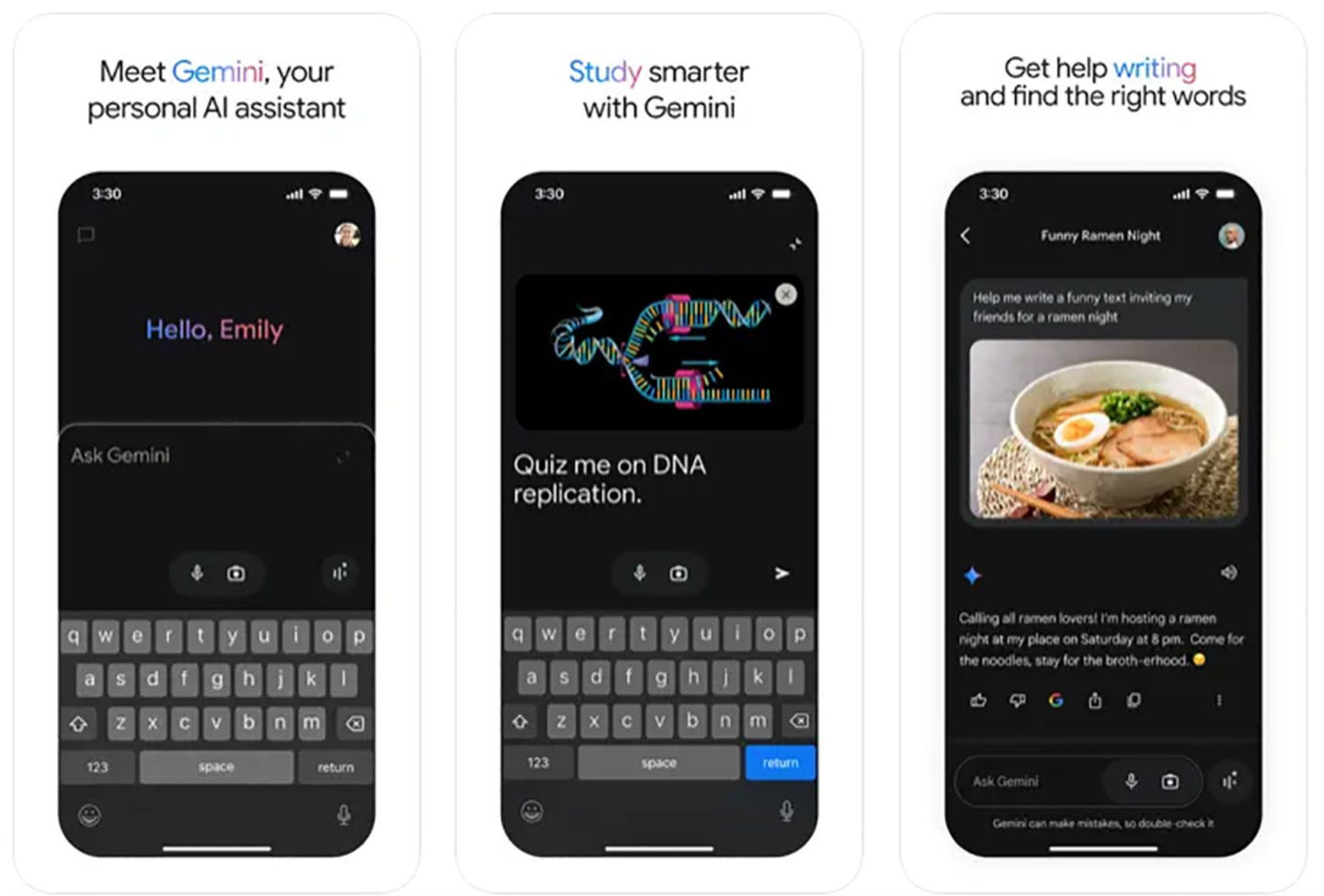 Google Gemini para iPhone