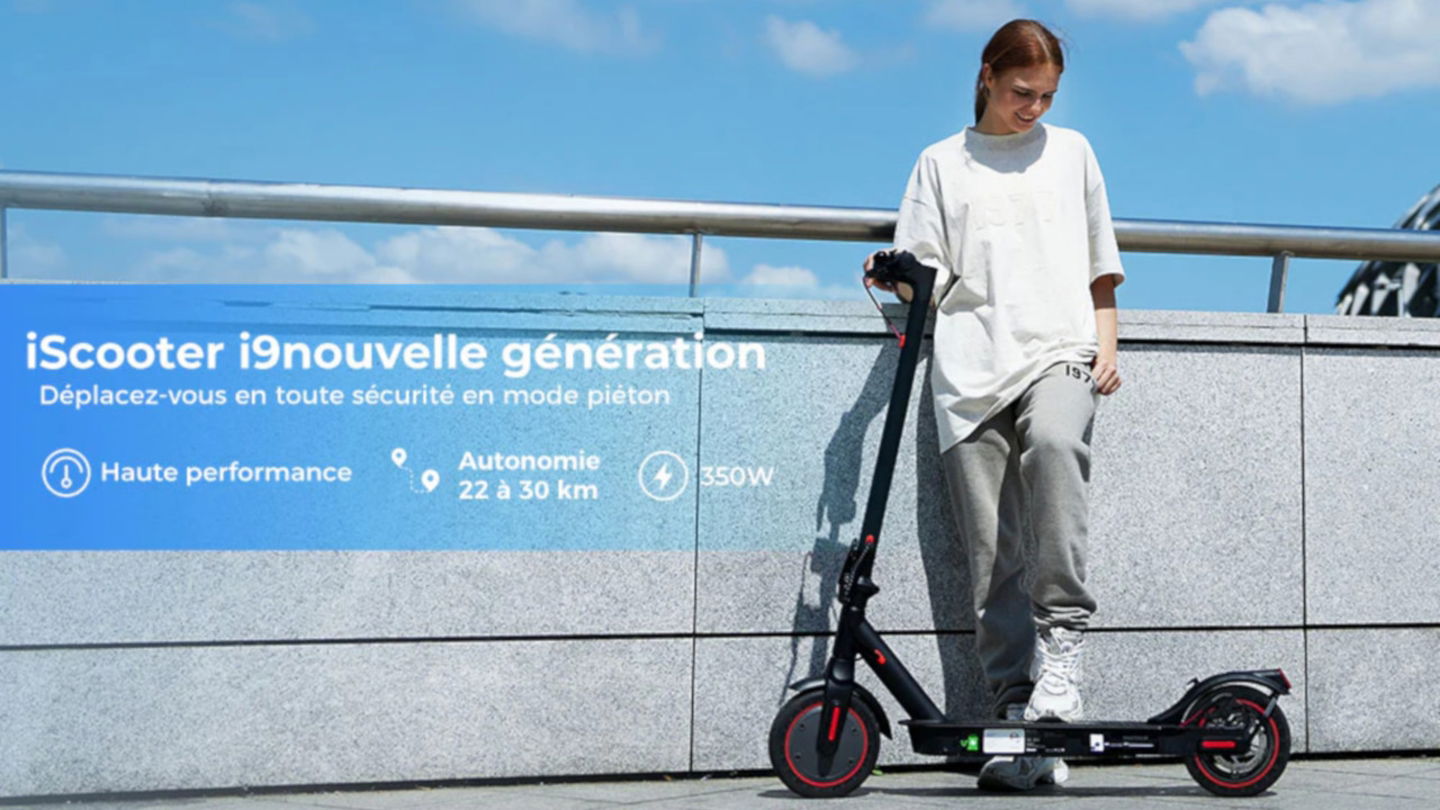 A este precio, el iScooter i9 es el patinete eléctrico más completo que puedes conseguir