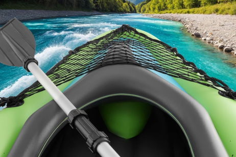 Lánzate al agua en verano con este kayak hinchable robusto y barato, con remo y bolsa de transporte Lánzate al agua en verano con este kayak hinchable robusto y barato, con remo y bolsa de transporte
