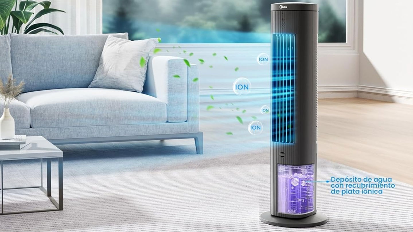 MIDEA Climatizador Evaporativo 3 en 1 deposito