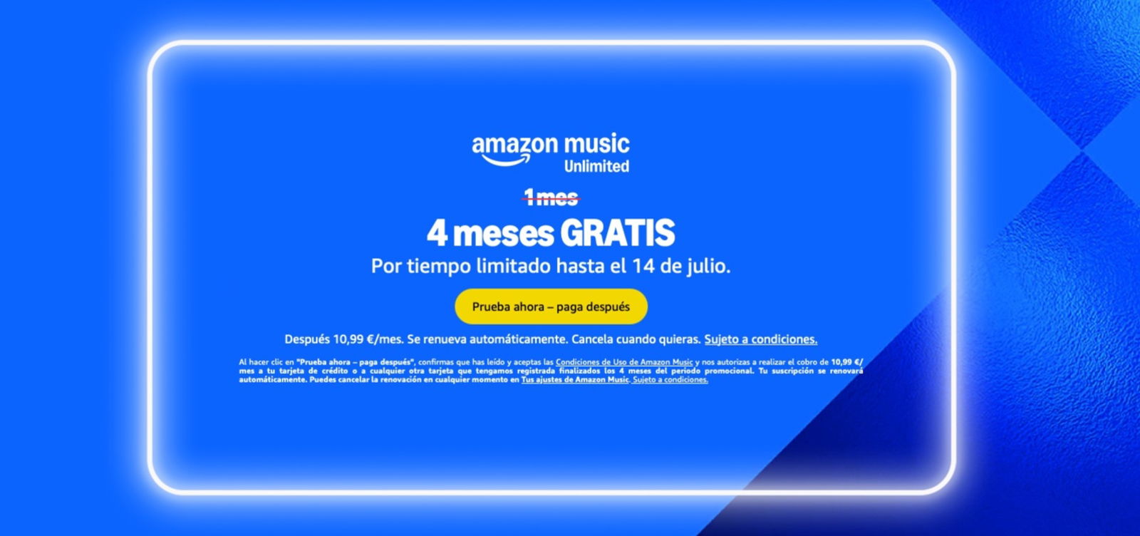 music unlimited oferta 2025