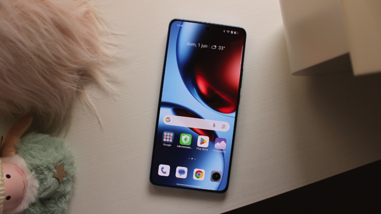 Pantalla de inicio del realme GT 7