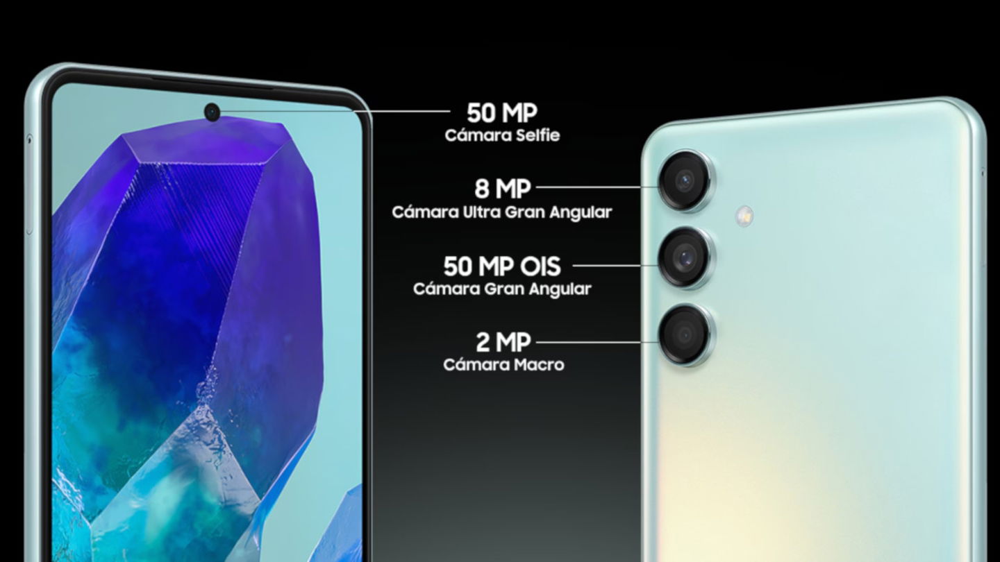 El Samsung Galaxy M55 cuesta menos de 200 euros y es un chollo absoluto para quien quiera un móvil bueno, bonito y barato