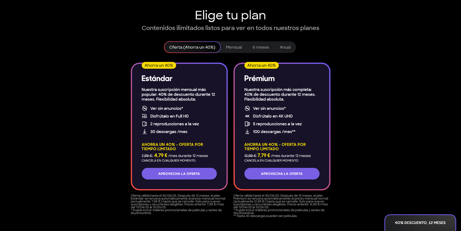 SkyShowtime te ofrece un descuento del 40% durante un año: mucho contenido por poco precio