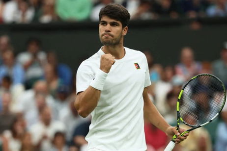 Carlos Alcaraz ya está en semifinales de Wimbledon y puedes verlo en Movistar Plus+ Carlos Alcaraz ya está en semifinales de Wimbledon y puedes verlo en Movistar Plus+