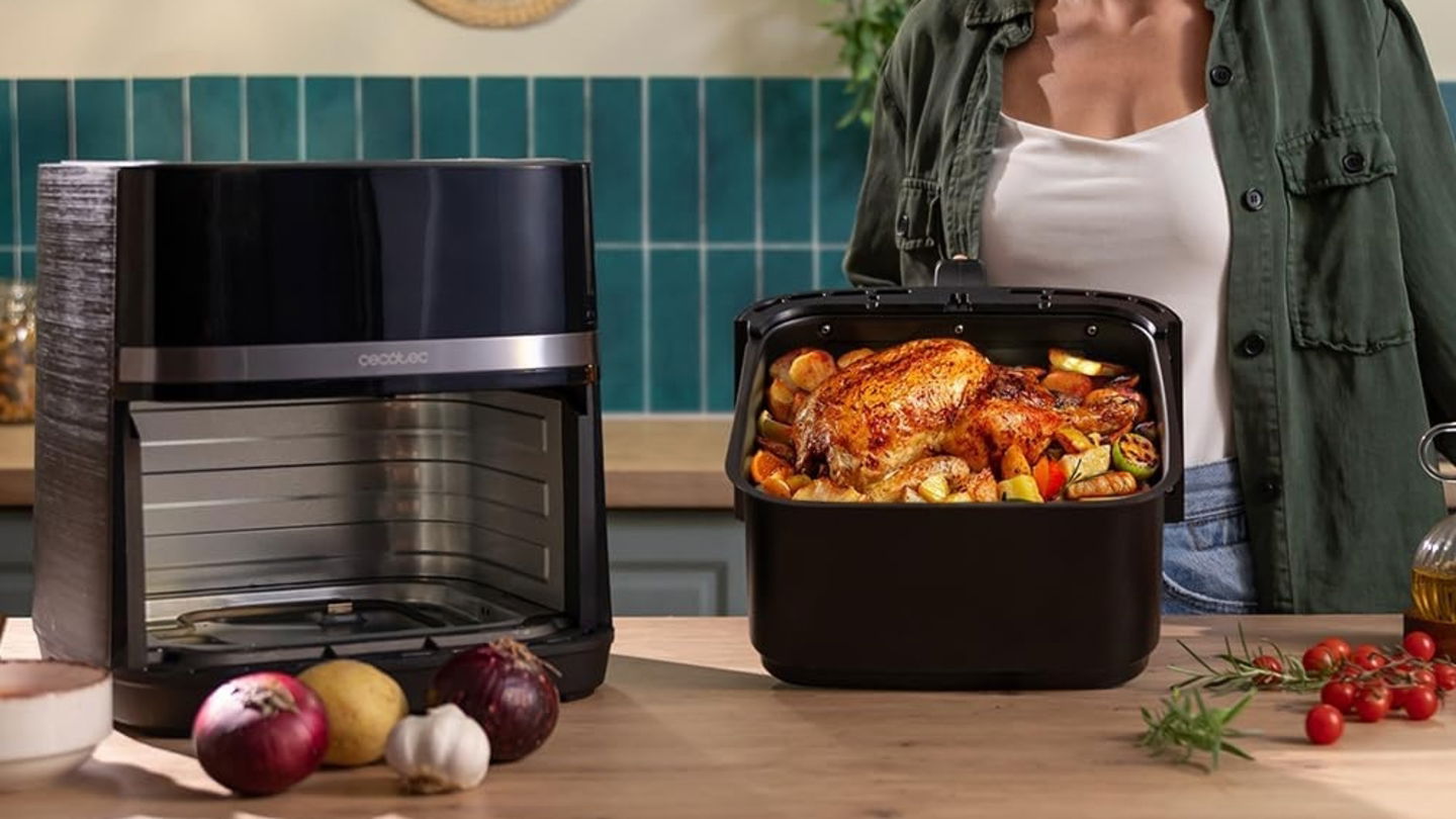Cecofry&Grill Duoheat 8000 abierta