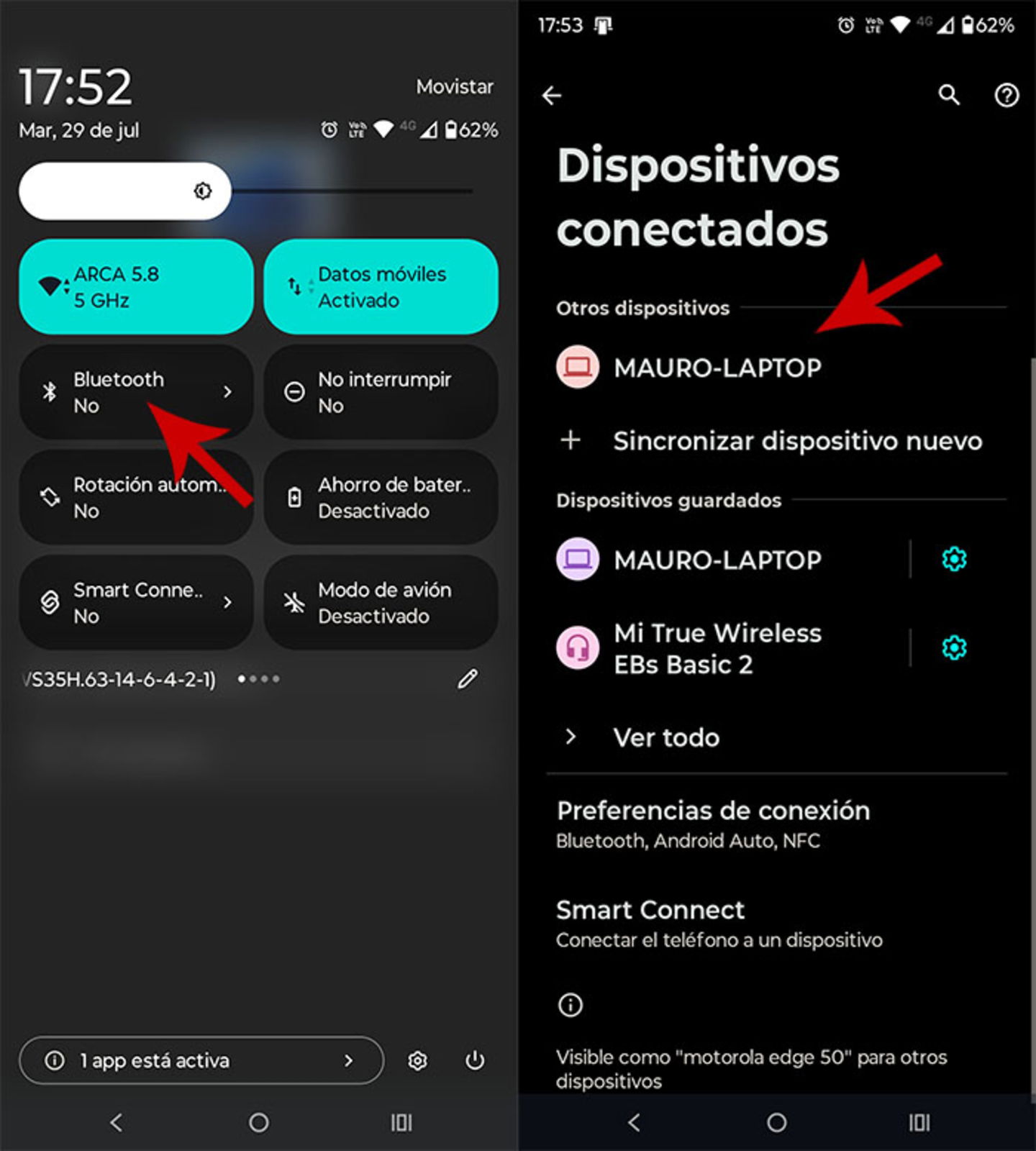 Conectar movil Android al PC por Bluetooth