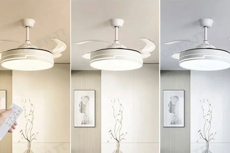 Estos ventiladores de 60 euros son la estrella del verano: consumen mucho menos que un aire acondicionado y funcionan también como una lámpara