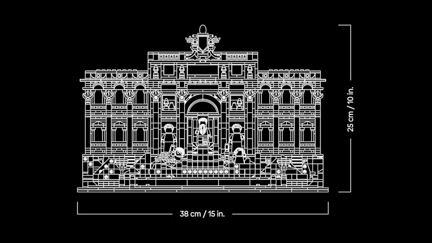 Un trozo de Roma en tu salón: el set LEGO de la Fontana di Trevi baja a un precio nunca antes visto
