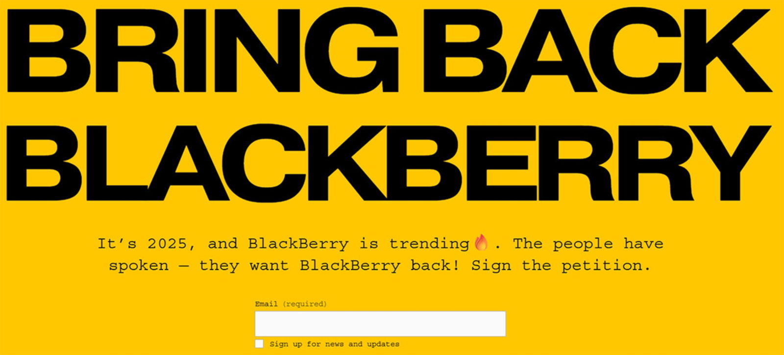 Los jóvenes piden el regreso de BlackBerry al mundo de los dispositivos móviles