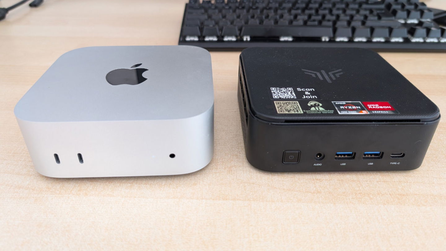 NiPoGi E3B vs Mac mini M4
