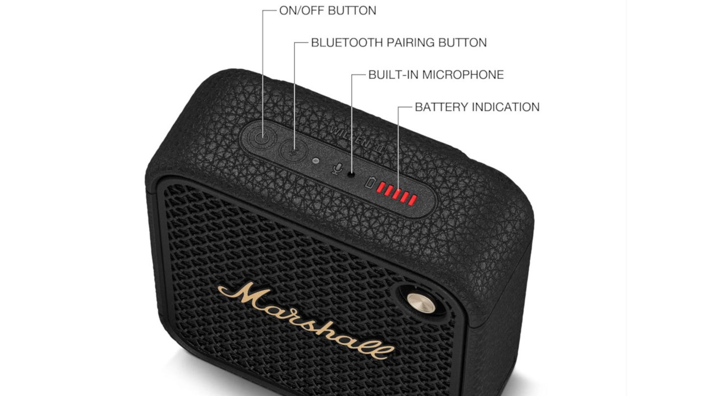 ¿Hay algún altavoz Bluetooth con más estilo que este Marshall? Y encima, a prueba de agua y con hasta 17 horas de autonomía
