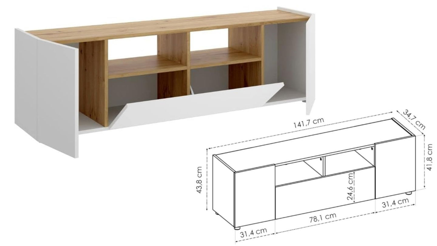 Este mueble de TV está más barato que nunca, ¡pero sólo durante unas horas!