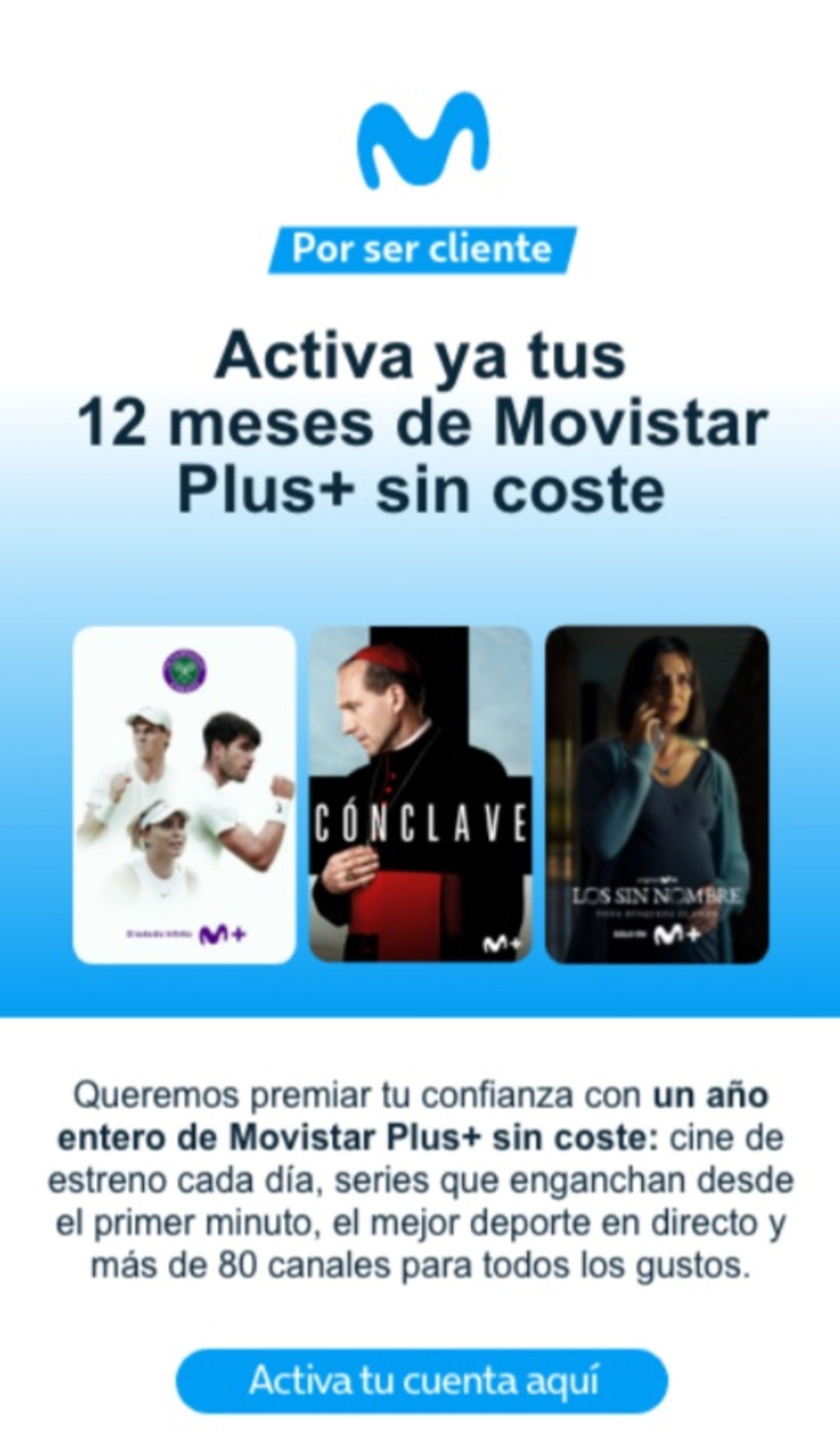 promo movistar plus+ 12 meses