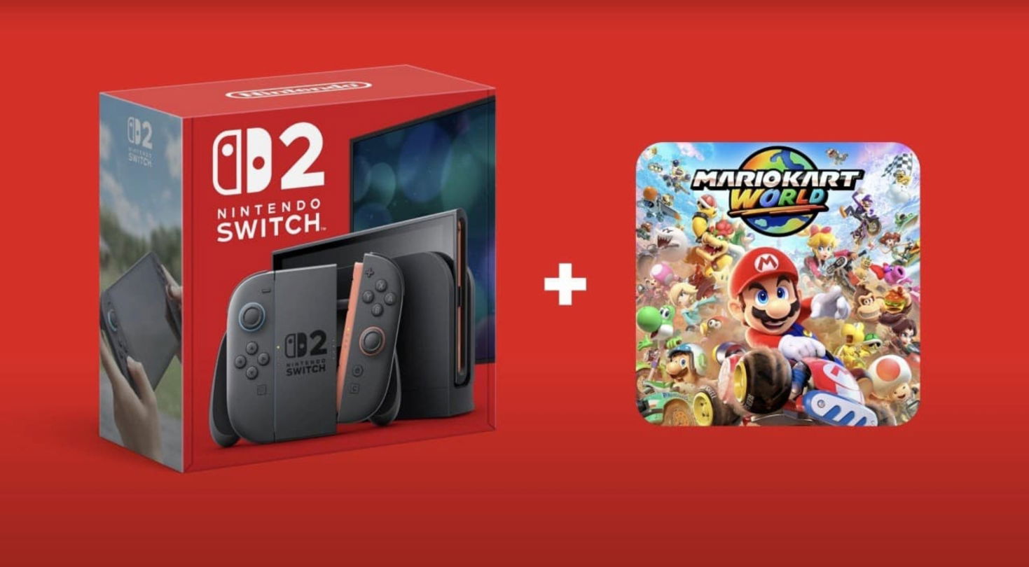 Puedes disfrutar de este Bundle de la Nintendo Switch 2 + Mario Kart World