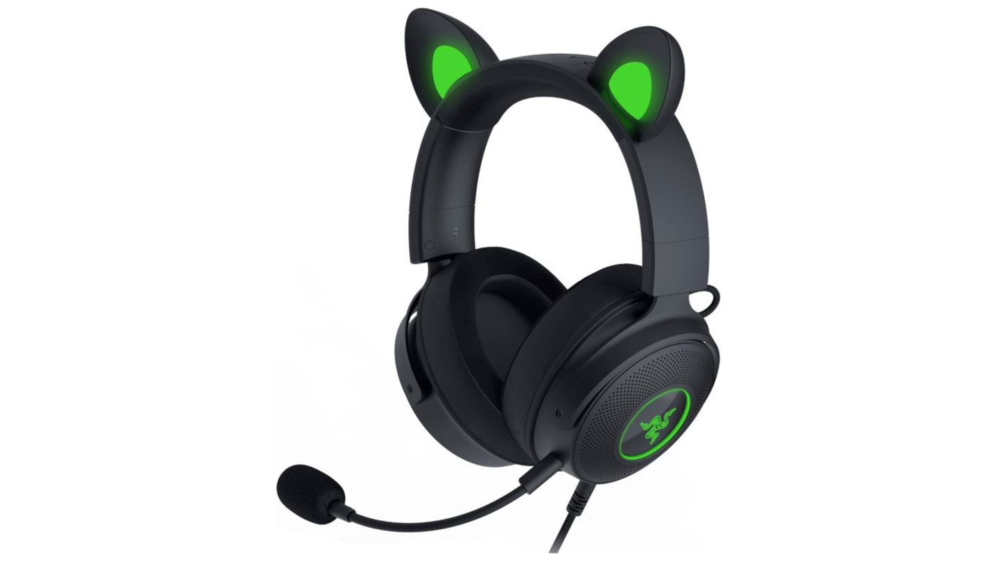 El accesorio más adorable (y potente) para tu setup gamer está de oferta: ¡Razer Kraken Kitty V2 Pro al 50%!