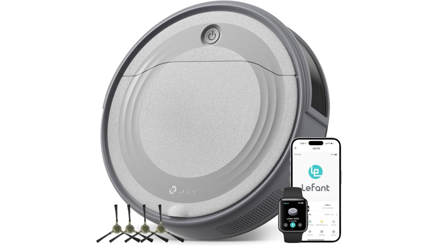 ¡El LEFANT M310 baja a menos de 100 euros! Un robot aspirador potente, preciso y listo para encargarse de toda la suciedad