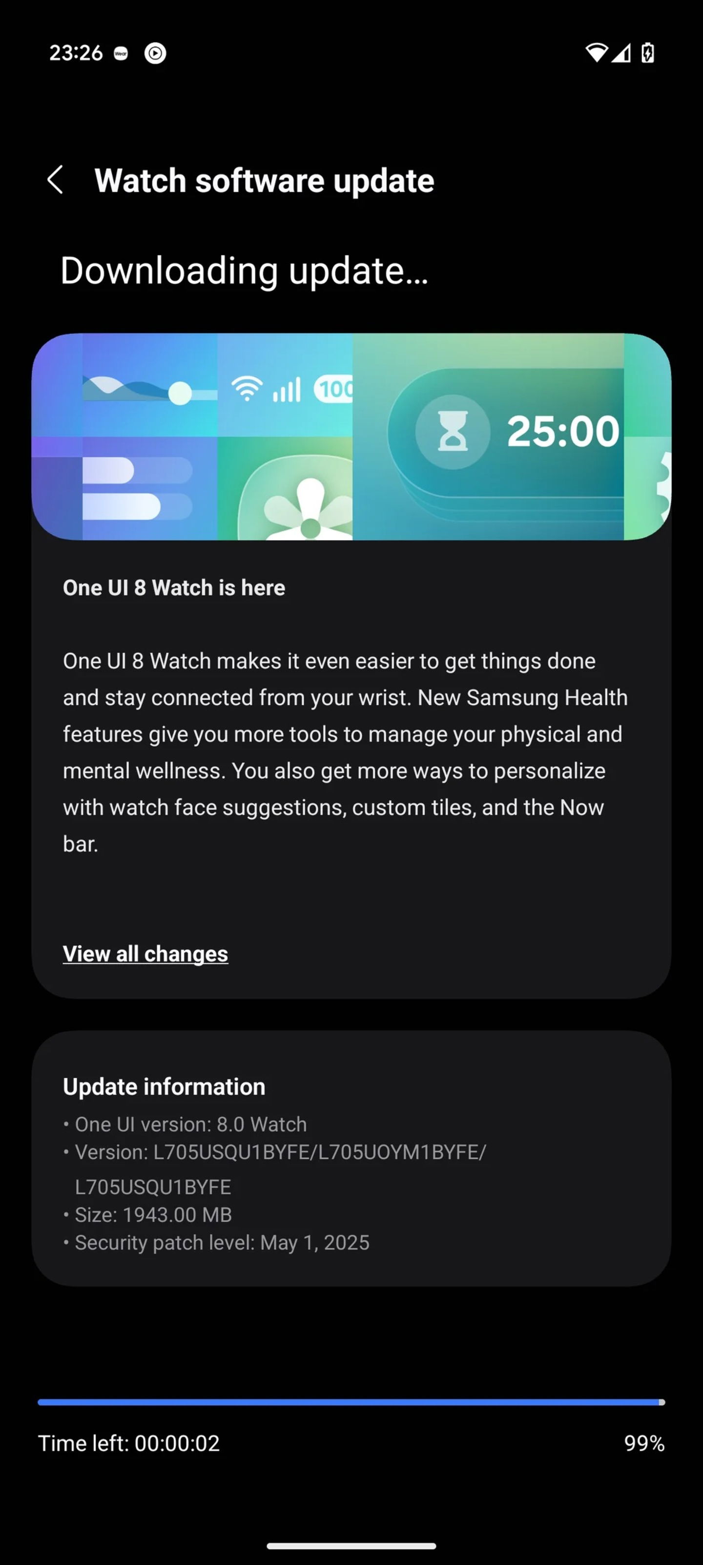 One UI 8 Watch se hace oficial y ya está disponible, por sorpresa, para los Samsung Galaxy Watch Ultra