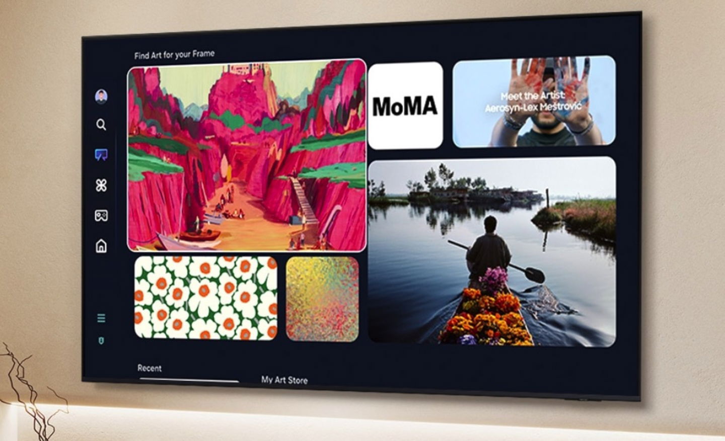 Samsung Neo QLED QN1EF apps