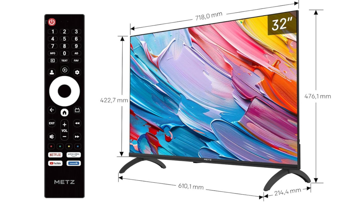 Ya era barata a 239,99 euros, ¡pero es que ahora está a solo 139,99 euros! Esta Smart TV de 32 pulgadas es un chollazo en toda regla