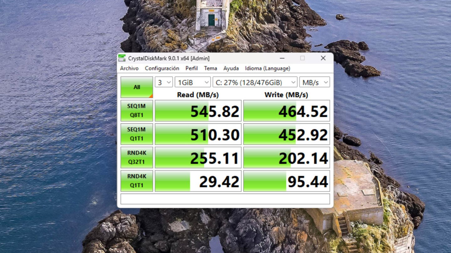 NiPoGi E3B - Test velocidad SSD