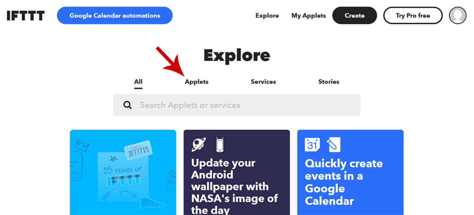 Usar IFTTT en Discord