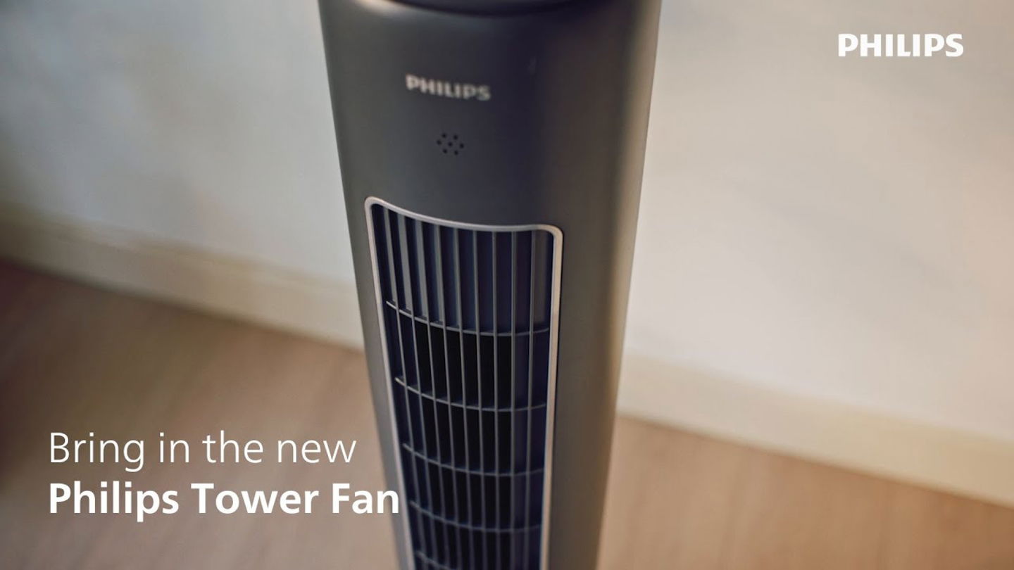 Duerme fresco sin oír nada: este ventilador Philips de 105 cm es elegante, silencioso y potente
