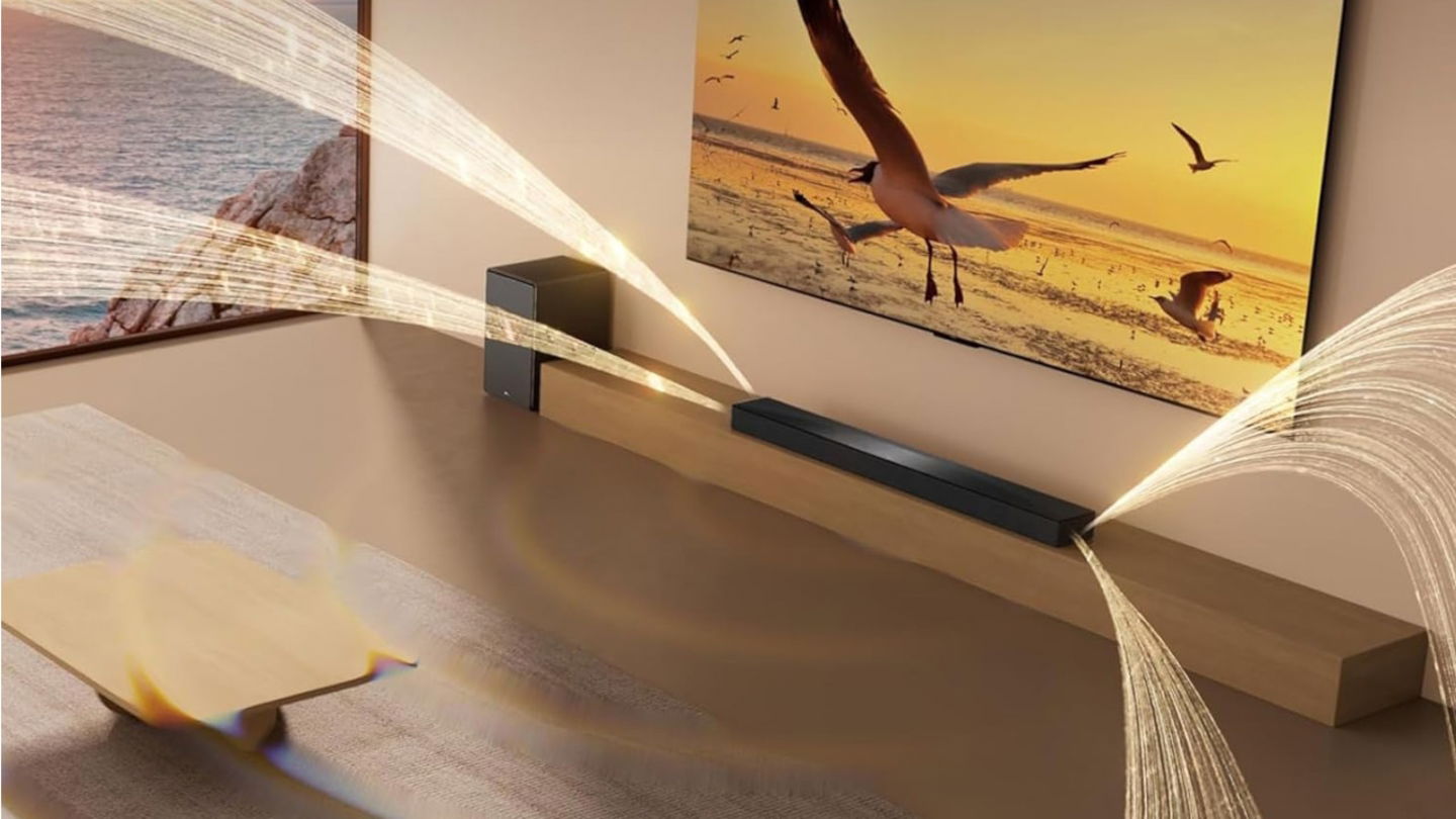 Sube el listón con esta barra de sonido: 580W, AirPlay y HDMI eARC 2.1 a mínimo histórico