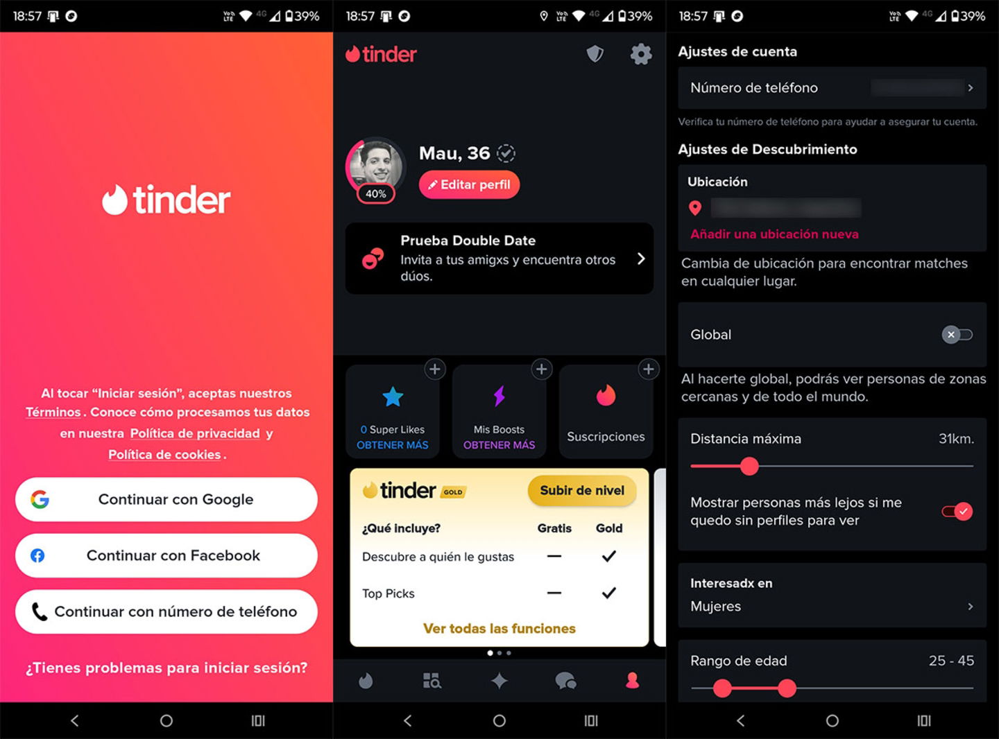 Cómo registrarse en Tinder
