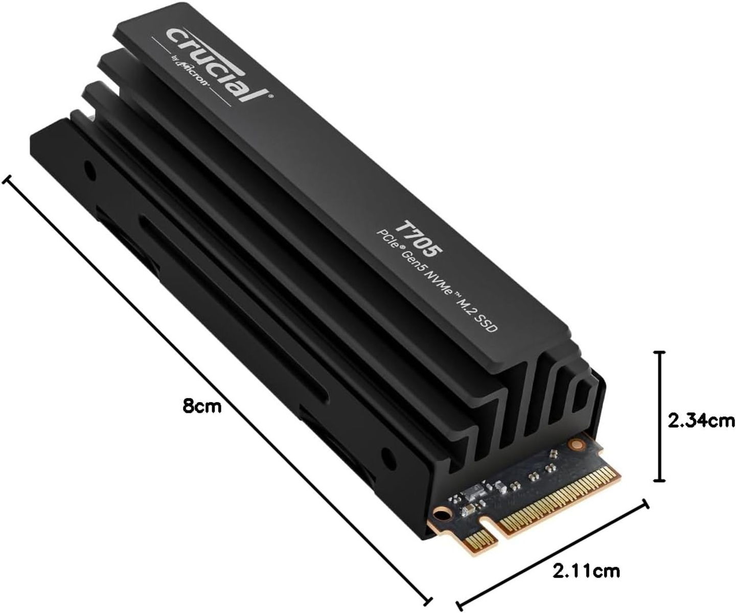 Crucial T705 SSD 4TB medidas