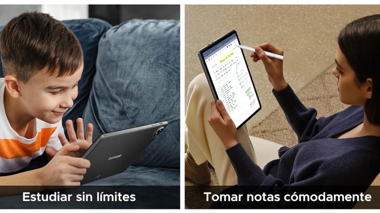 Ideal para niños, estudiantes o para quien busque una tablet económica. Hoy está en su precio más bajo: ¡de 154,99 euros baja a solo 69,98!