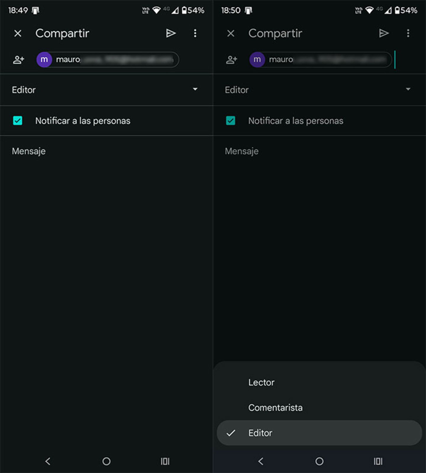 Editar permisos de archivos y carpetas en Google Drive
