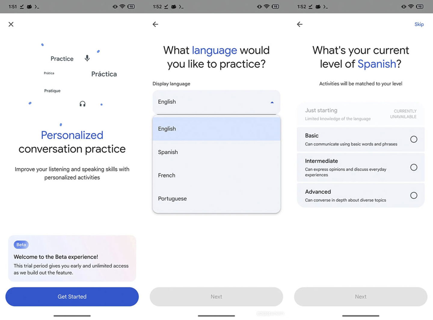 El Traductor de Google ahora permite practicar idiomas como Duolingo