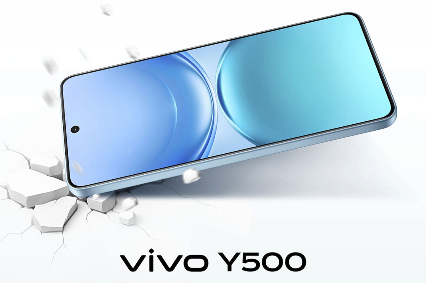 El vivo Y500 es resistente a caídas y golpes