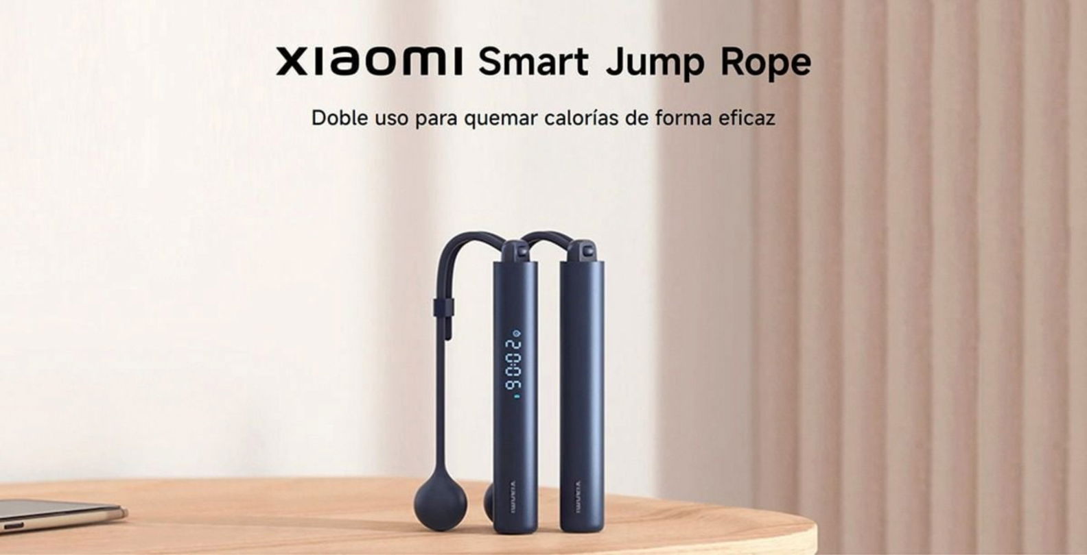 Esta cuerda de saltar de Xiaomi te ayudará a quemar muchas calorías en casa