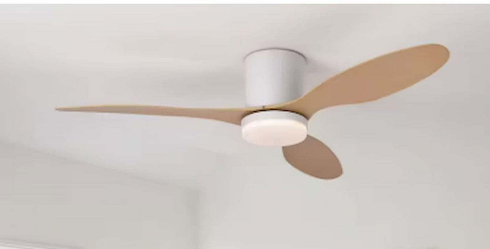 Este ventilador de techo con luz LED tiene un descuentazo en AliExpress