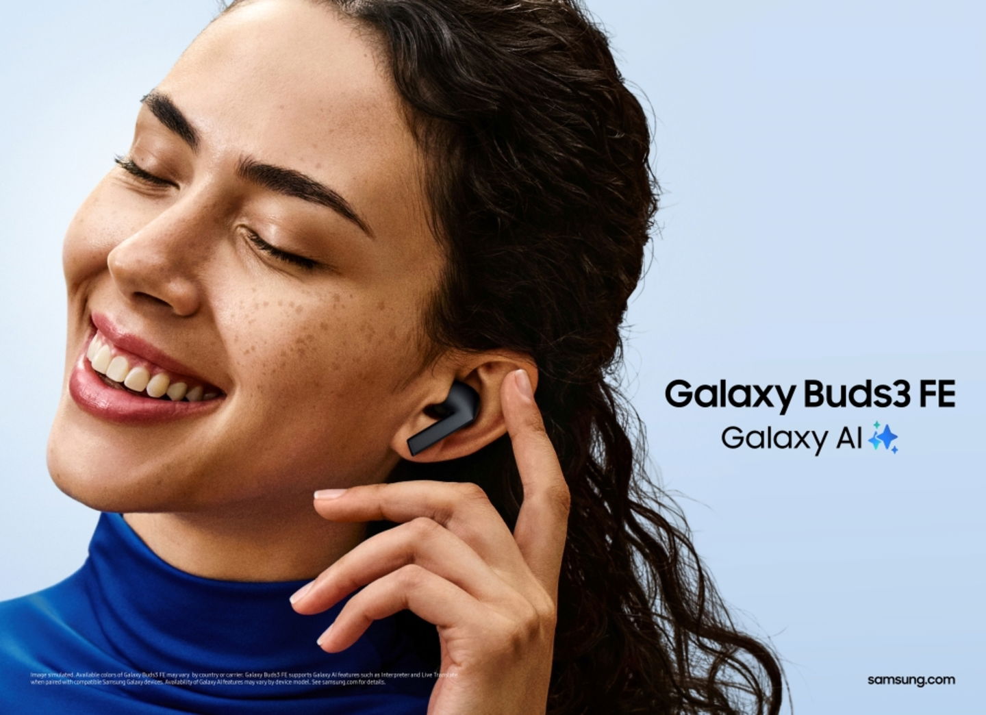 Imagen promocional Galaxy Buds3 FE