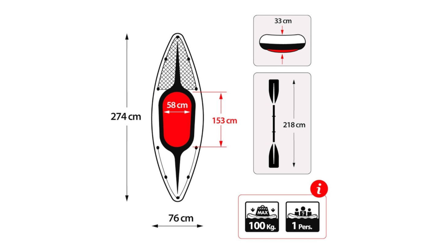 Kayak por menos de 60 euros gracias a la 'Vuelta al Cole' de AliExpress: ¡corre mientras quede stock!