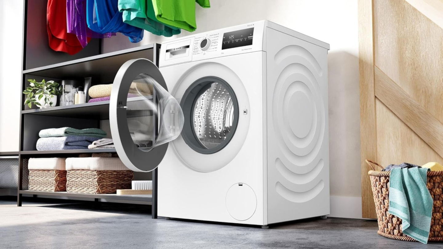 Una lavadora Bosch de 9 kg, Motor EcoSilence y eficiencia A rebajada más de 300 euros… ¡es real!
