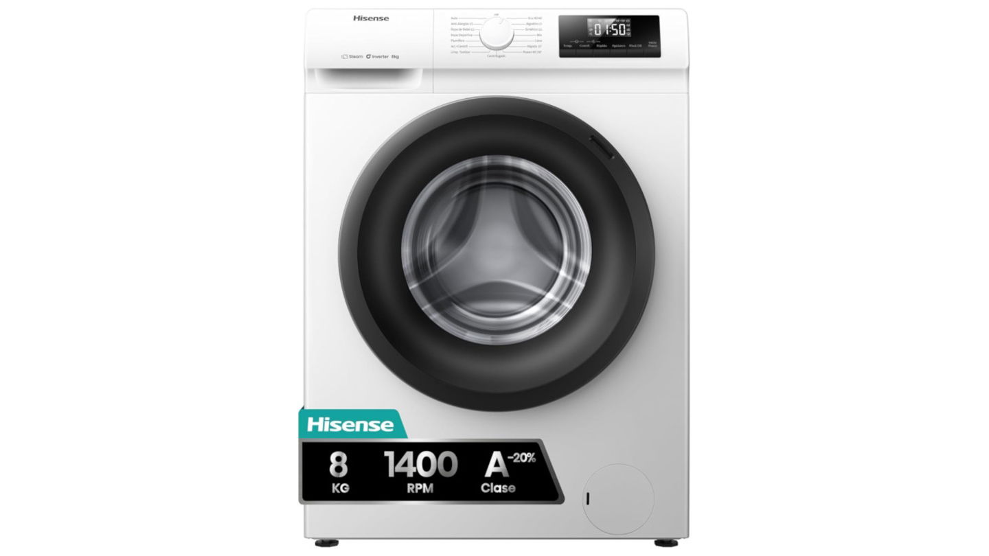 Ofertones en 3 electrodomésticos Hisense: frigo, lavadora y secadora a mínimos históricos.